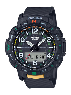 Casio Pro Trek Herrenuhr Sensoren Kompass Höhenmesser Barometer Thermometer