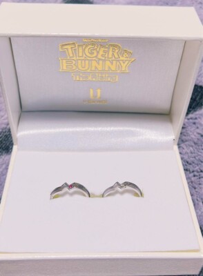 Tiger & Bunny The Rising Model Pair Ring Size 5.5 Silver U-Treasure