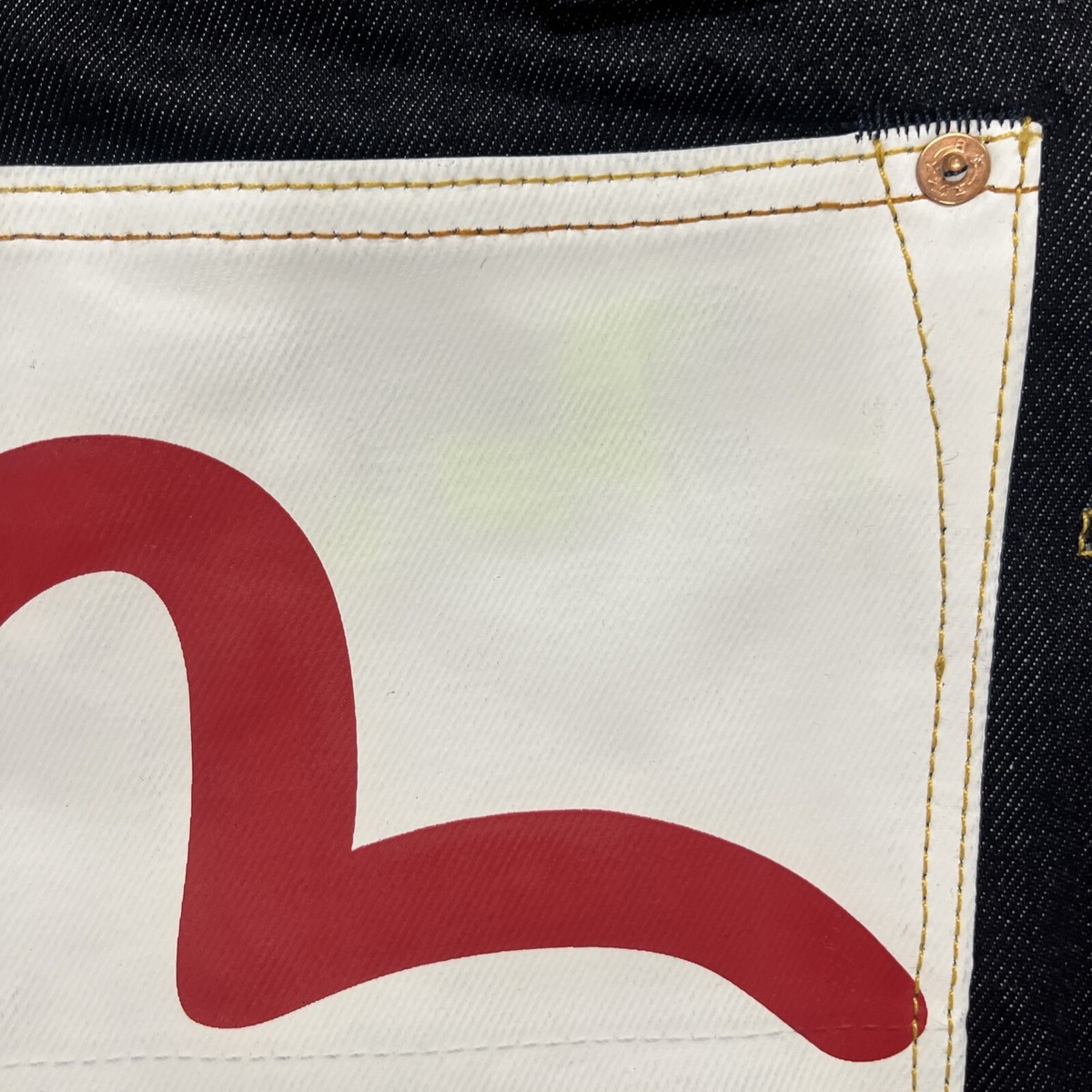 Palace Evisu Large Authentic Jean Denim Jacket Multi Pocket Palace Evisu Large Authentic Jean Denim Jacket Multi Pocket
