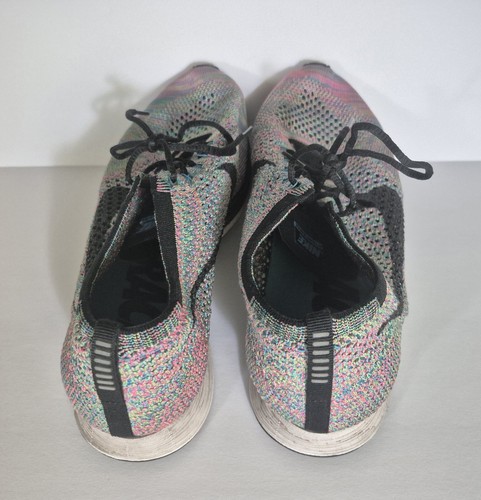 NIKE Flyknit Racer Men's Multicolor Black Tongue Athletic Running Sneaker Sz 9.5 - Picture 5 of 5