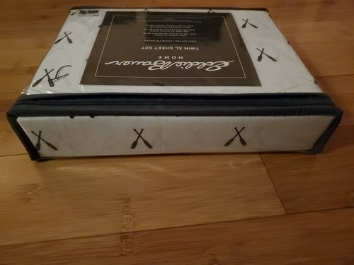 Eddie Bauer Home | Percale Collection Sheet Set-100% Cotton, Eddies Oar T200 - Picture 3 of 6