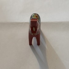 Small Vintage Red Dala Horse Nils Olson Swedish Folk Art Hand Painted