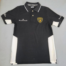 Lamborghini Blancpain Racing Polo Shirt Mens M Squadra Corse Embroidered Logo