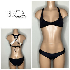 New. Becca black bikini. Small. Retails 129
