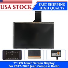 7" LCD Display Touch Screen For 2017-2020 Jeep Compass Radio Navigation Replace