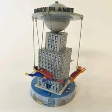 Vintage Superman Daily Planet Metal Spinning Toy 2001