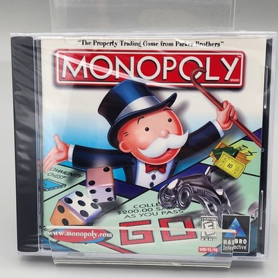 NEW Monopoly PC CD-ROM 1999 Hasbro Interactive Win95/98 Classic Game New 