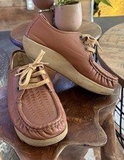 Vintage SAS Leather Platform Lace Ups Sz 5.5w