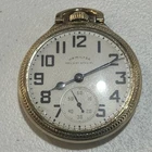 ANTIQUE HAMILTON 10K GF RAILWAY SPECIAL POCKET WATCH 992B 21J RUNS 1C