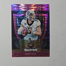 Panini 2019 Prizm Draft Picks Drew Lock #10 Crusade Pink Pulsar Missouri