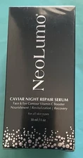 Neolumo CAVIAR NIGHT REPAIR SERUM Face & Eye Contour Vitamin C Booster