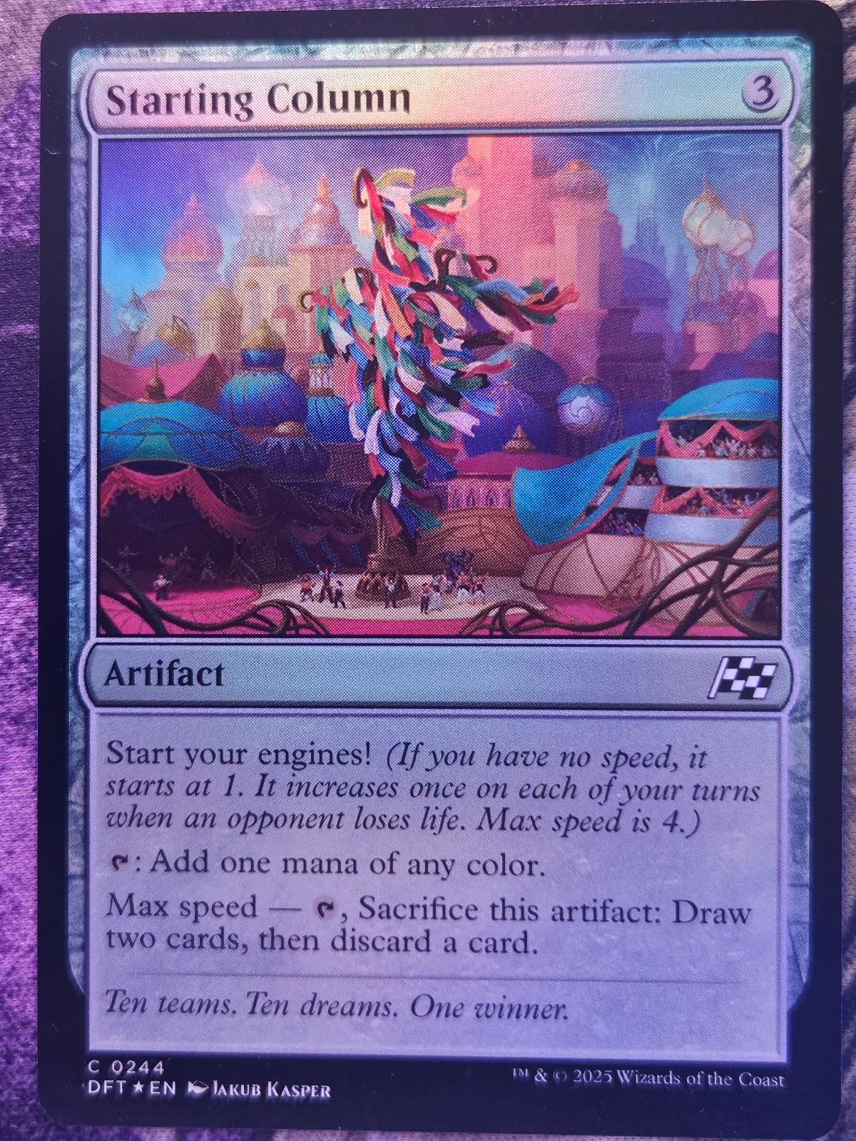 Starting Column 244 Common Aetherdrift Magic: The Gathering Foil Lightly Played