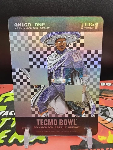 2026 Bo Jackson Battle Arena Tecmo AMIGO ONE (Mark Jackson) Big Pixel Steel