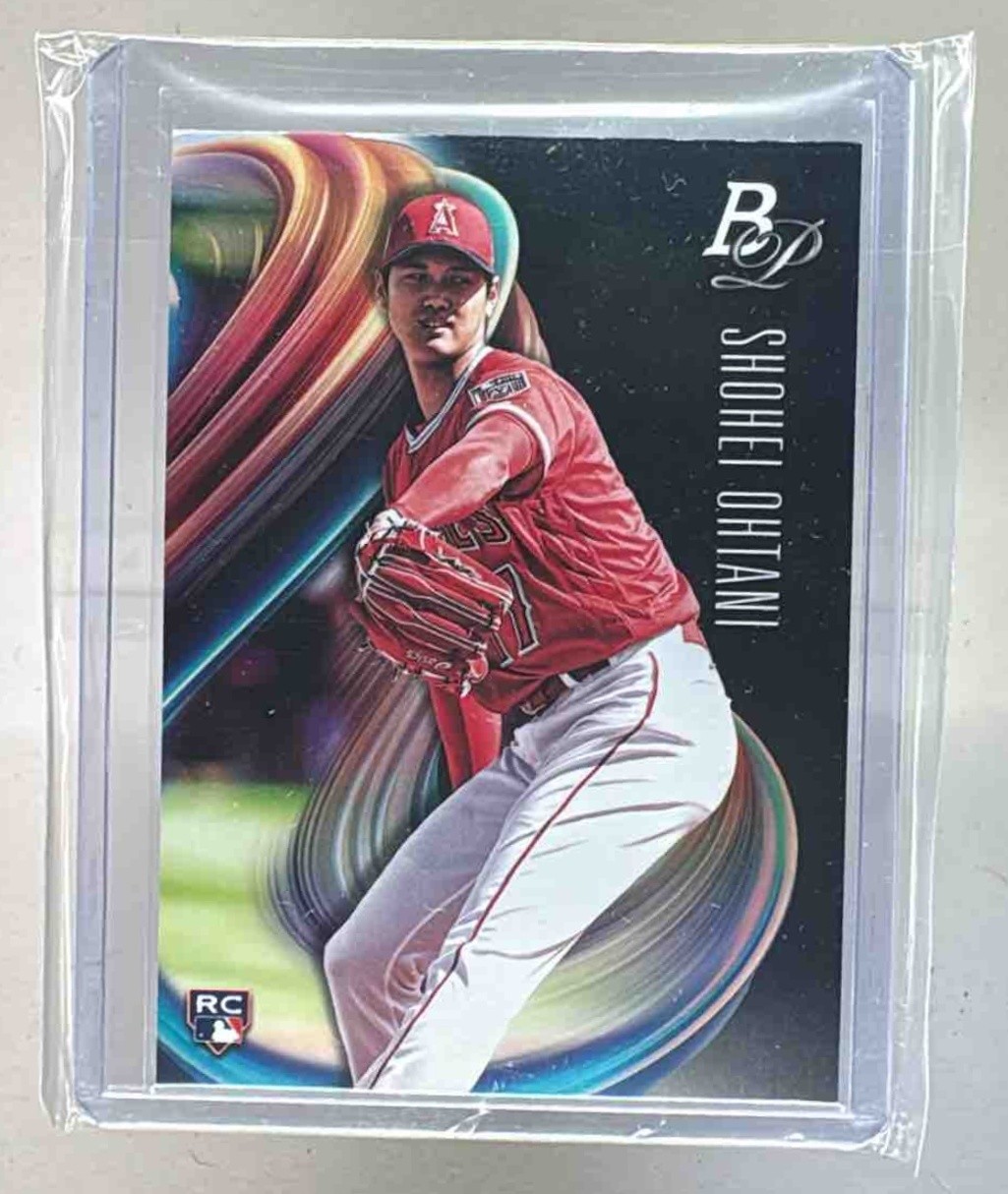Shohei Ohtani 2018 Bowman Platinum #34 Base (With Glove) Price