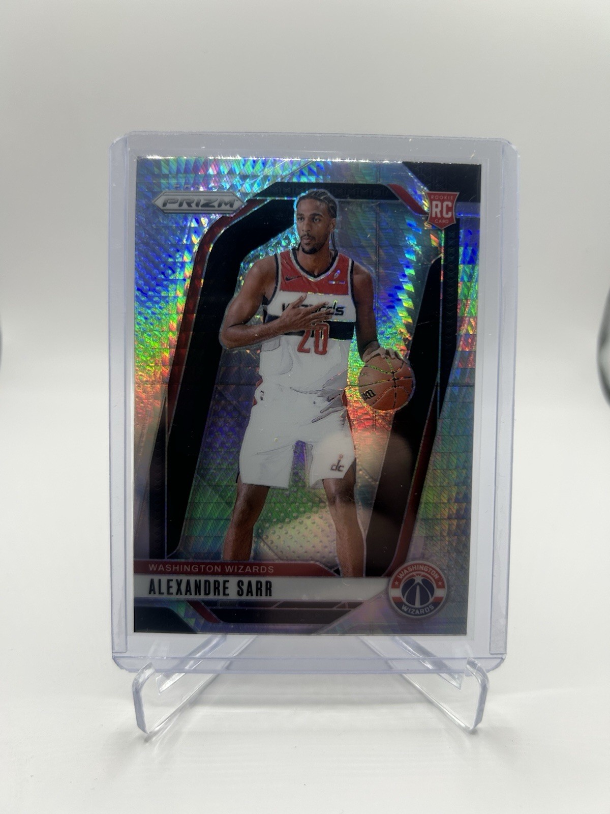 Alexandre Sarr 2024-25 Panini Prizm HYPER RC Rookie WASHINGTON WIZARDS #264