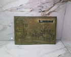 ORIGINAL DuBois Budweiser Stagecoach Tin over Cardboard Sign VTG RARE ANTIQUE