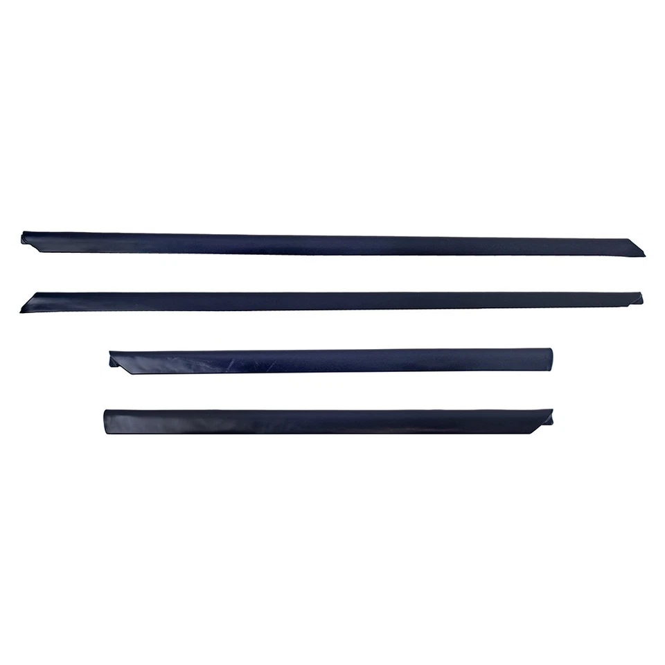 4PCS Lower Side Door Molding Trim Cover For 96-01 AUDI A4 Quattro  8D0853959B01C - Image 2 of 4