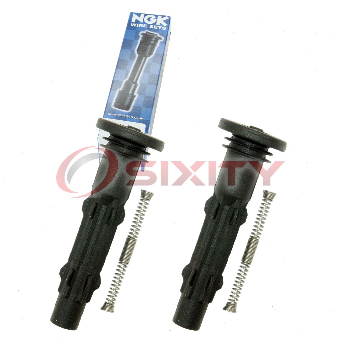 2 pc NGK 58957 CPB-EU013 Ignition Coil Boots for SPP97E SPP97 SPB160 702468 nb