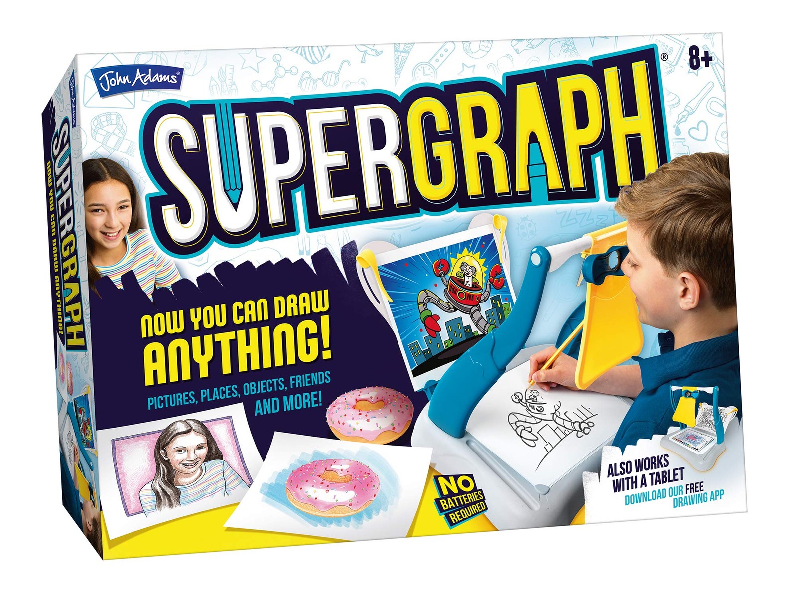 John Adams SuperGraph Drawing Station | Draw Anything Anywhere | Optical Tracing