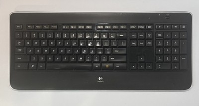 Logitech K800 Y-R0065 Illuminated Wireless Keyboard NO DONGLE/RECEIVER  - TESTED
