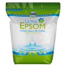 Saltworks Ultra Epsom Unscented Bath Salt, 18 lb Bag for Sore Muscles  Joint