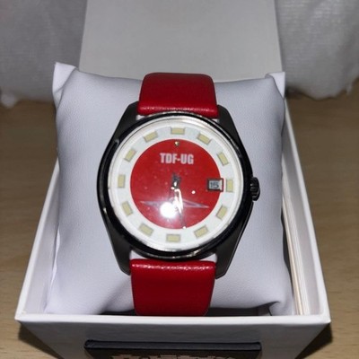 Ultraman ULTRA-SEVEN Leather Watch 50th Anniversary Limited Red