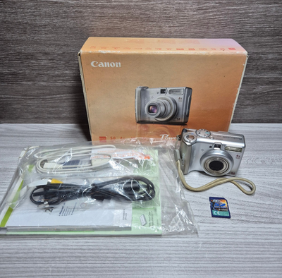 デジタルカメラ Canon powershot A530 Canon PowerShot A530 5.0MP Digital Camera - Silver for sale online