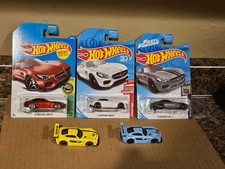 Hot Wheels Lot Of 5 2015 Mercedes-amg Gt Variation 15 Gt3