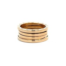 Bvlgari Bulgari B.zero1 18k Yellow Gold Wide Band Ring Size 61/9.5USA