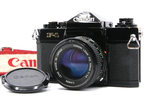 Works Great Video [N Mint] Canon F-1 Late 35mm Film New FD NFD 50mm f/1.4 Japan