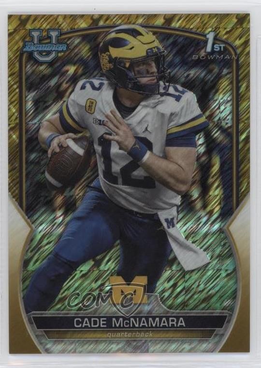 2022 Bowman U Chrome Gold Shimmer Refractor 36/50 Cade McNamara #99 0i7f