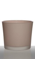Inna-Glas Orchideentopf Alena, Hellrosa Mattiert, 12,5Cm, Ø 14,5Cm