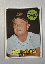 1969 Topps - High # Earl Weaver #516 (RC) See pics