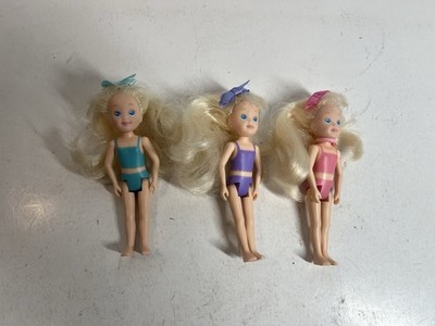 Vtg 1991 Tyco Quints Cousins Triplet Babysitter Dolls Teenage Lot Of 3