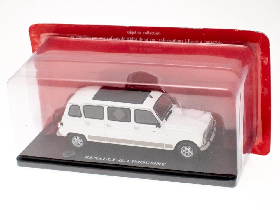 Renault 4 R4 L Limousine Stretch weiss Modellauto G110T015 Hachette-IXO 1:43 - Bild 3 von 3