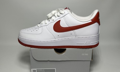 [IMPORT-FREE] Nike Air Force 1 Low Dragon Red Mens Size 11.5 White FJ4146-106