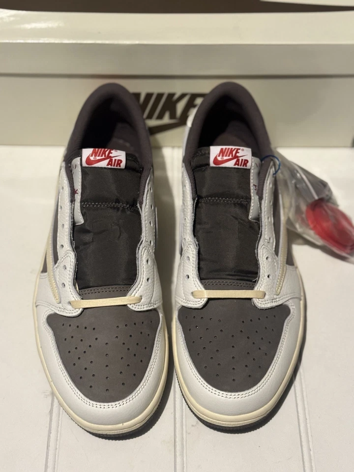 AIR JORDAN 1 RETRO LOW OG SP X TRAVIS SCOTT REVERSE MOCHA UK11.5 - Image 2 of 4