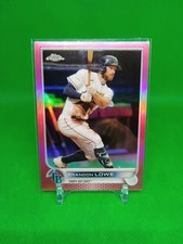2022 Topps Chrome Pink Refractor Brandon Lowe #107 Tampa Bay Rays