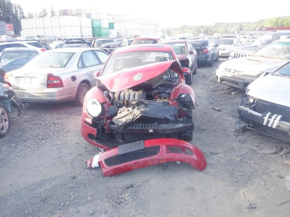 Espejo retrovisor interior delantero central usado se adapta a: Volkswagen Beetle 2006 con dígito Foto 2 de 4