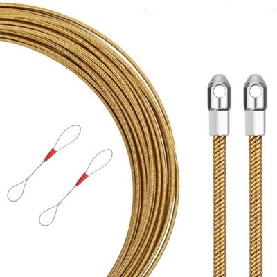 Cable Routing Helper Spring Loaded Wire Strap Round Head Threading Device