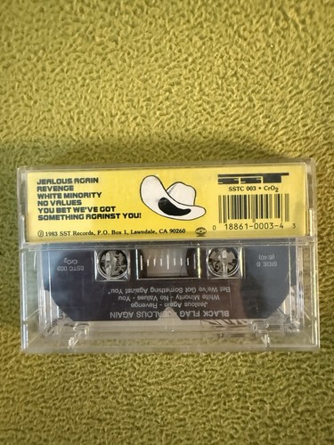 Black Flag Jealous Again 1983 Cassette Tape Punk Preowned SST - Picture 3 of 7