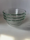 Set 3 VTG Pyrex 464 Scalloped Custard Cups Ramekins Dessert Bowls 10oz