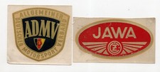 2 x Abziehbild Jawa ADMV Motorsport DDR Schiebebilder