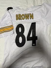 Antonio Brown Pittsburgh Steelers #84 Signed Football Jersey Beckett Witnessed