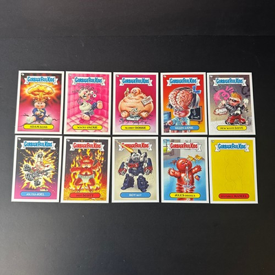 #ad 2013 GARBAGE PAIL KIDS BRAND NEW SERIES BNS 2 GLOW IN THE DARK SET 10 10 CARD CS $59.97