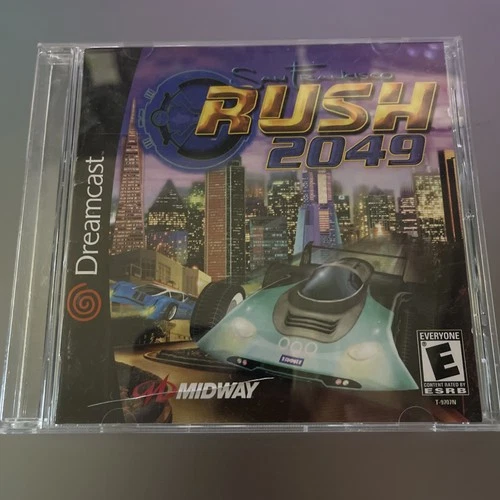 San Francisco Rush 2049 (Sega Dreamcast, 2000) Disc and Manual with case