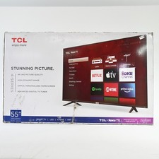 TCL 55" Class 4-Series 4K UHD HDR Smart Roku TV   55S435, 2021 Model
