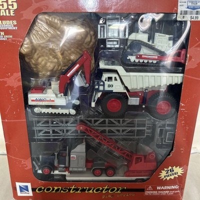Newray Road constructor play series, various construction equipment, box 9