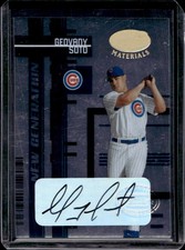 2005 Leaf Certified Materials Geovany Soto Rookie Auto RC #/499 Cubs
