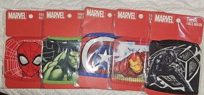 5 Pack Face Mask Dc Comics Hero